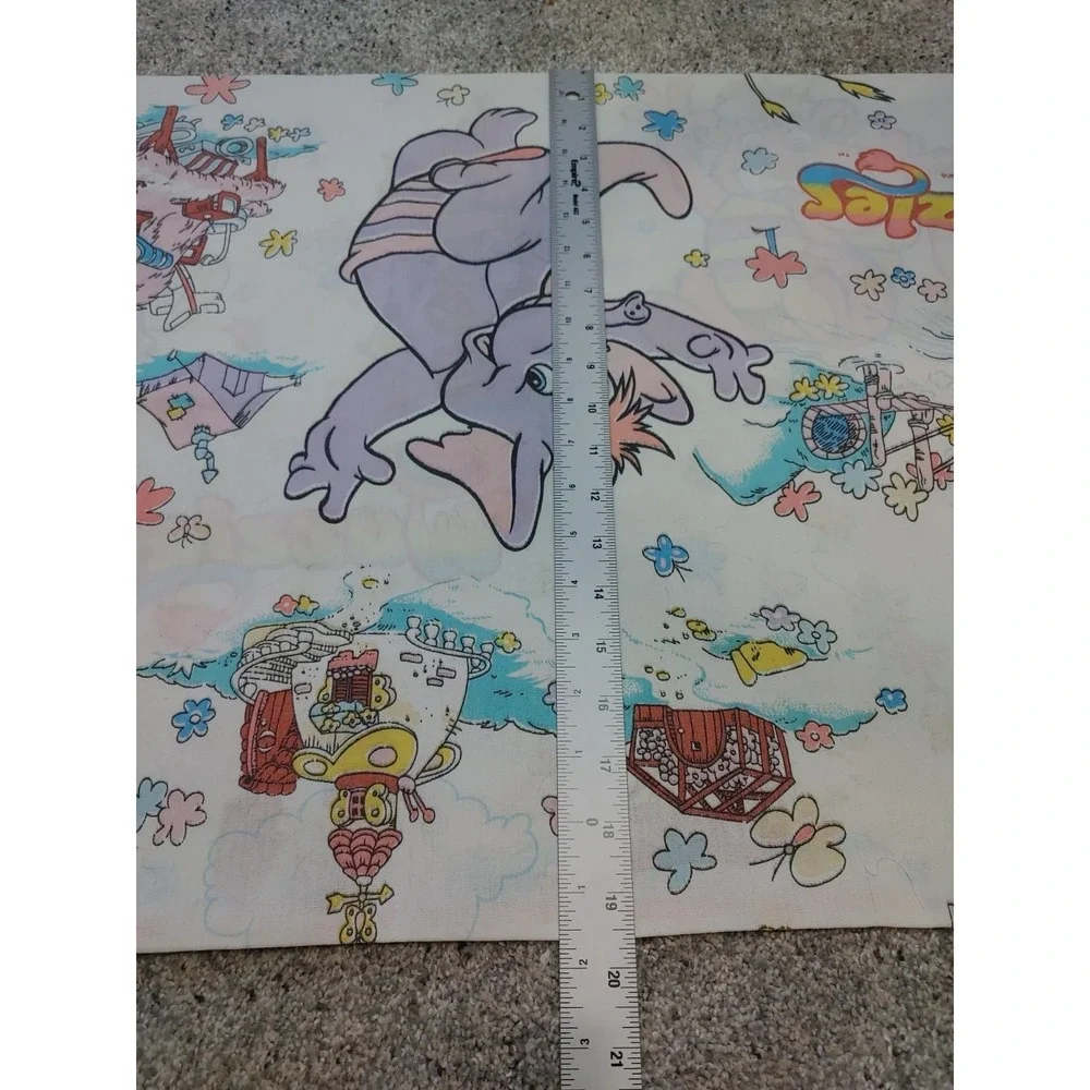Wuzzles 1985 Hasbro Bradley Walt Disney Standard Pillowcase Nostalgia Kidcore